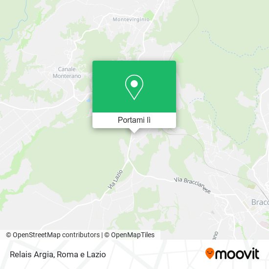 Mappa Relais Argia