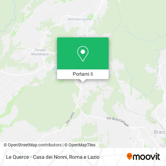 Mappa Le Querce - Casa dei Nonni