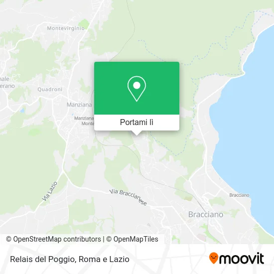 Mappa Relais del Poggio
