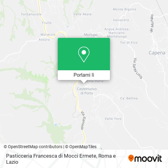 Mappa Pasticceria Francesca di Mocci Ermete