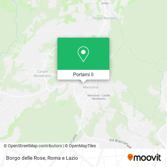 Mappa Borgo delle Rose