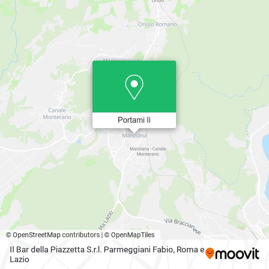 Mappa Il Bar della Piazzetta S.r.l. Parmeggiani Fabio