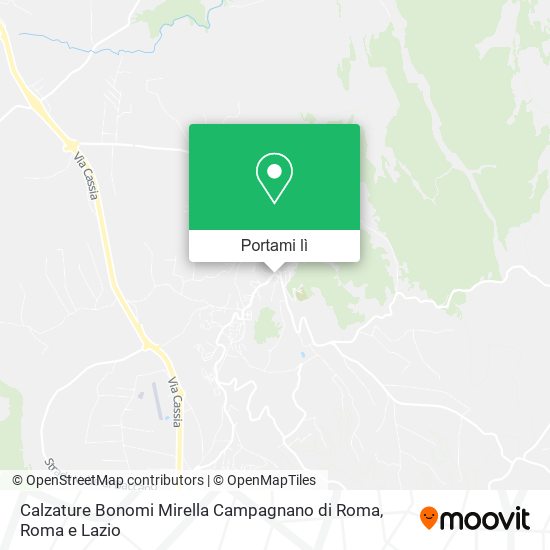 Mappa Calzature Bonomi Mirella Campagnano di Roma