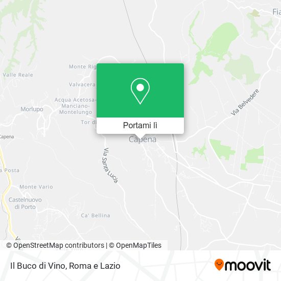 Mappa Il Buco di Vino