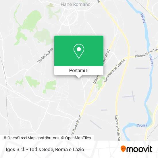 Mappa Iges S.r.l. - Todis Sede