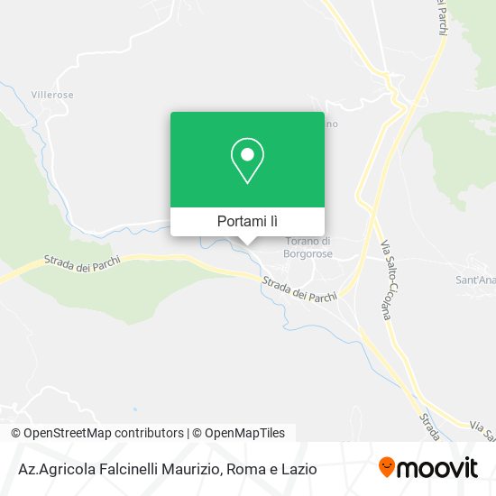 Mappa Az.Agricola Falcinelli Maurizio