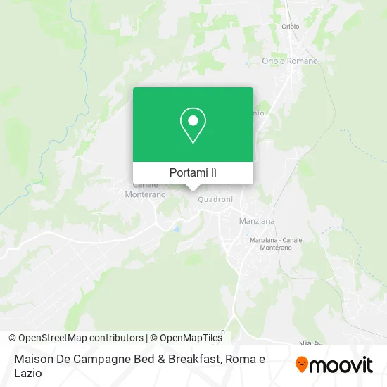 Mappa Maison De Campagne Bed & Breakfast