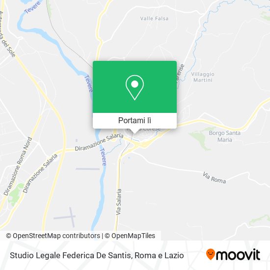 Mappa Studio Legale Federica De Santis