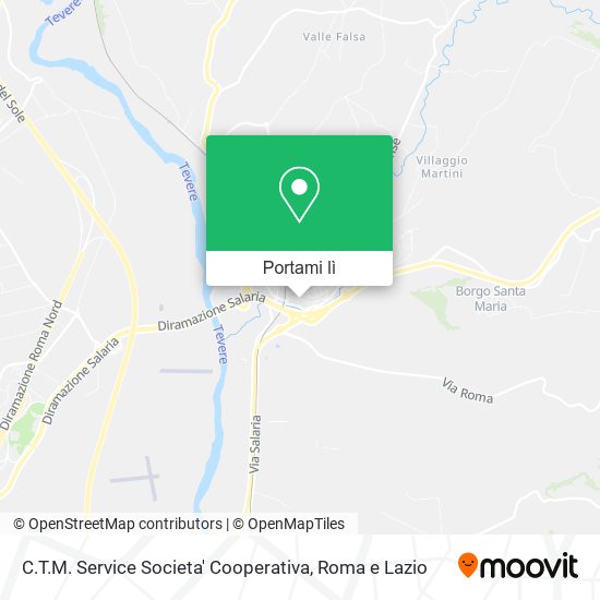 Mappa C.T.M. Service Societa' Cooperativa