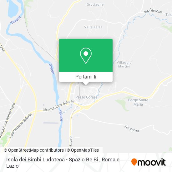 Mappa Isola dei Bimbi Ludoteca - Spazio Be.Bi.