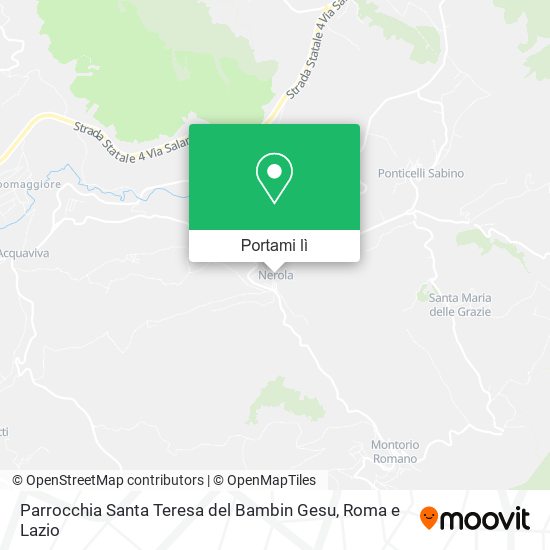 Mappa Parrocchia Santa Teresa del Bambin Gesu