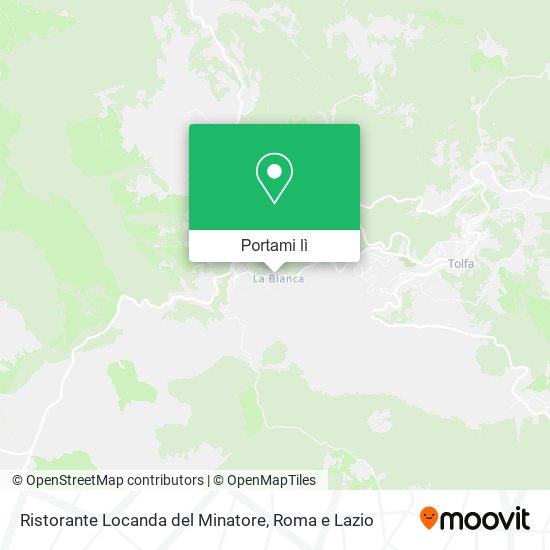 Mappa Ristorante Locanda del Minatore