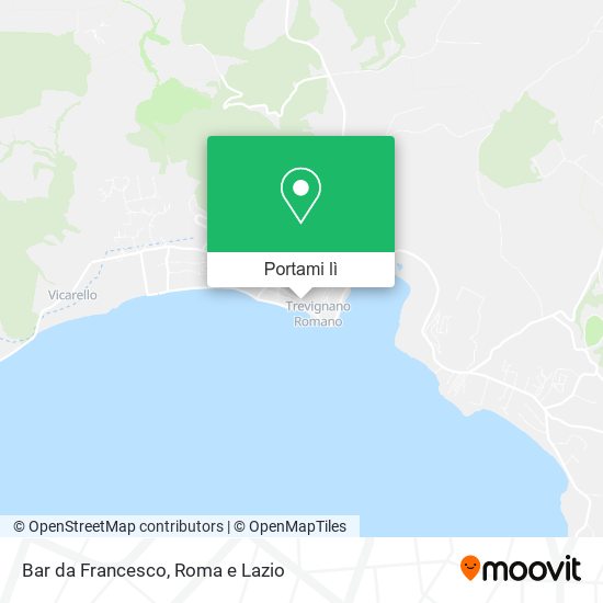 Mappa Bar da Francesco