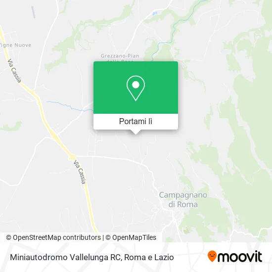 Mappa Miniautodromo Vallelunga RC