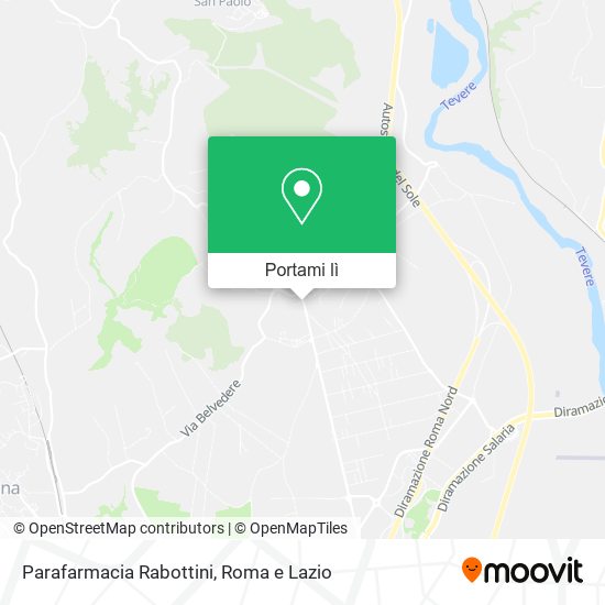 Mappa Parafarmacia Rabottini