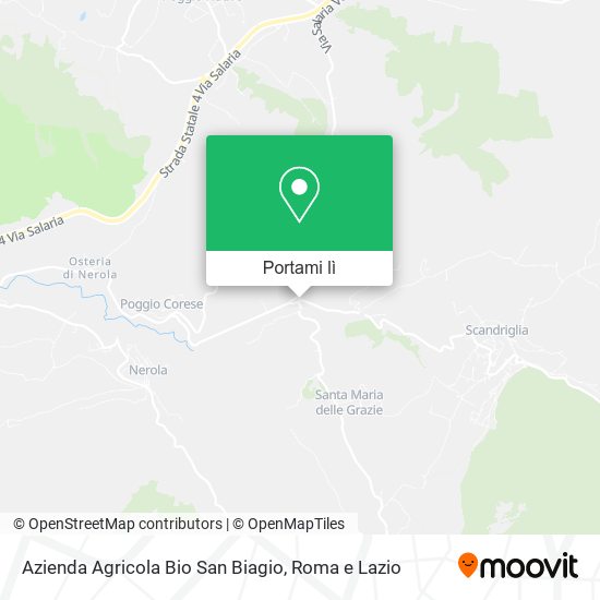Mappa Azienda Agricola Bio San Biagio