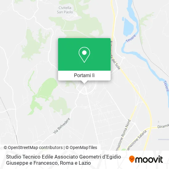 Mappa Studio Tecnico Edile Associato Geometri d'Egidio Giuseppe e Francesco