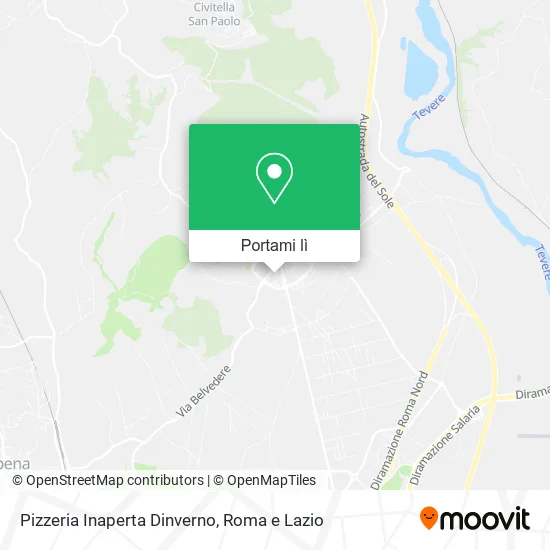 Mappa Pizzeria Inaperta Dinverno