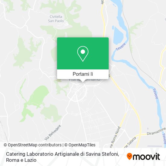 Mappa Catering Laboratorio Artigianale di Savina Stefoni