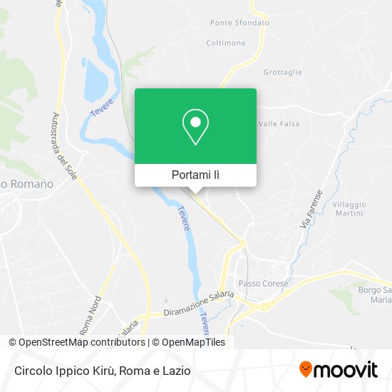 Mappa Circolo Ippico Kirù