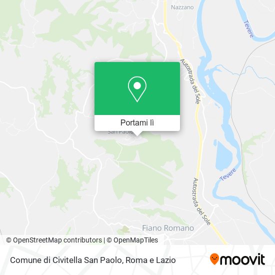 Mappa Comune di Civitella San Paolo