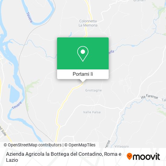 Mappa Azienda Agricola la Bottega del Contadino