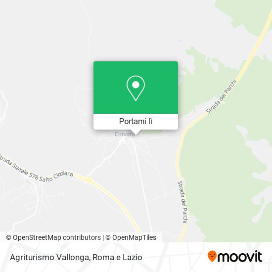 Mappa Agriturismo Vallonga