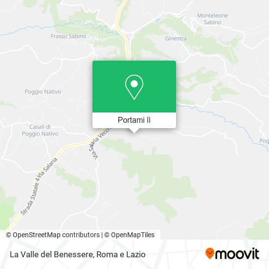 Mappa La Valle del Benessere