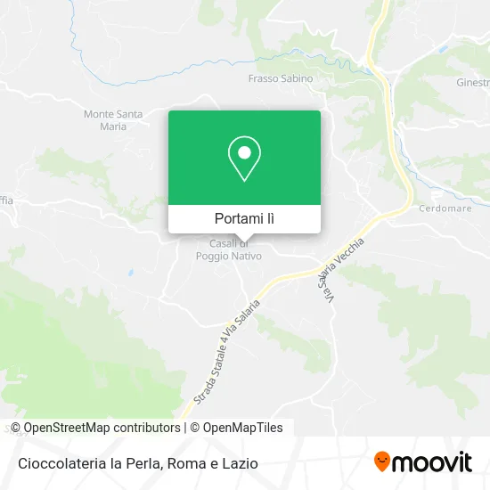 Mappa Cioccolateria la Perla