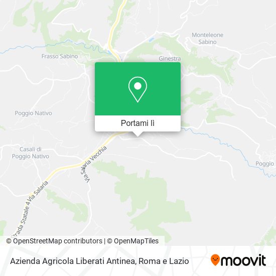 Mappa Azienda Agricola Liberati Antinea