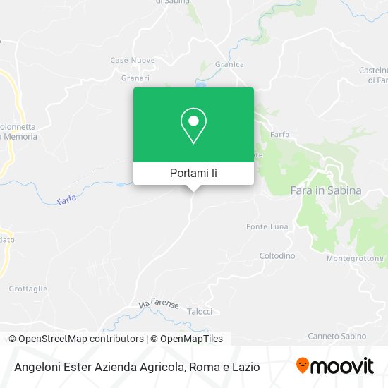 Mappa Angeloni Ester Azienda Agricola