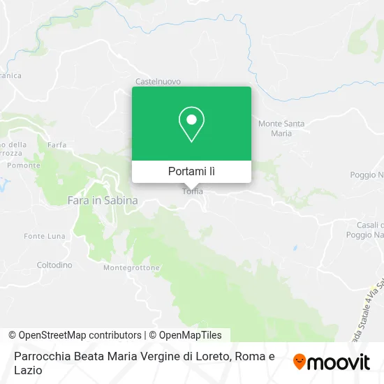 Mappa Parrocchia Beata Maria Vergine di Loreto