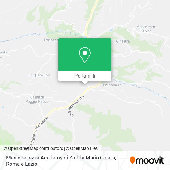 Mappa Maniebellezza Academy di Zodda Maria Chiara