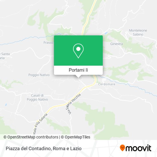 Mappa Piazza del Contadino