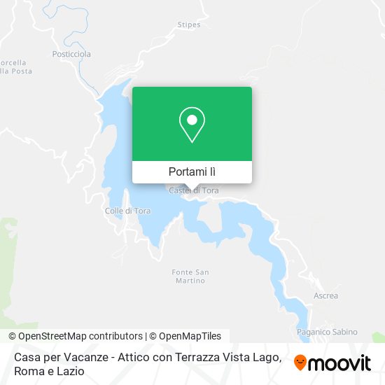 Mappa Casa per Vacanze - Attico con Terrazza Vista Lago