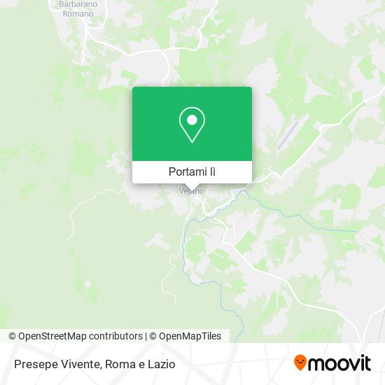 Mappa Presepe Vivente