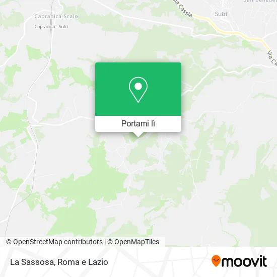 Mappa La Sassosa