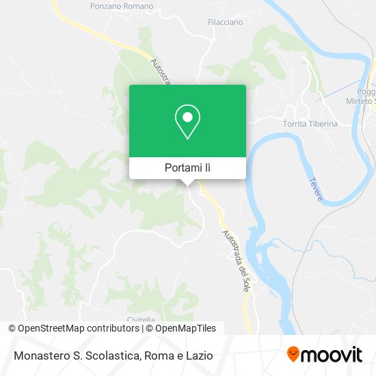 Mappa Monastero S. Scolastica