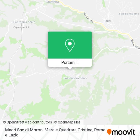Mappa Macri Snc di Moroni Mara e Quadrara Cristina