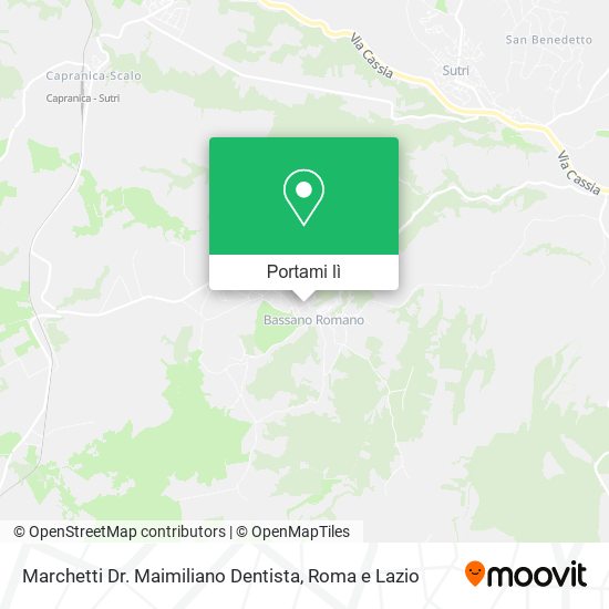 Mappa Marchetti Dr. Maimiliano Dentista