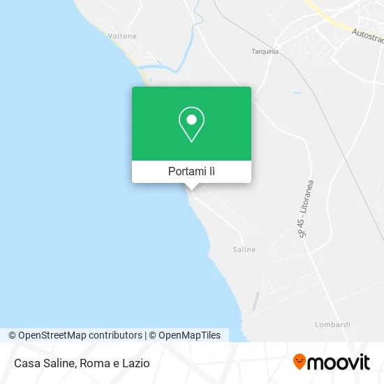 Mappa Casa Saline