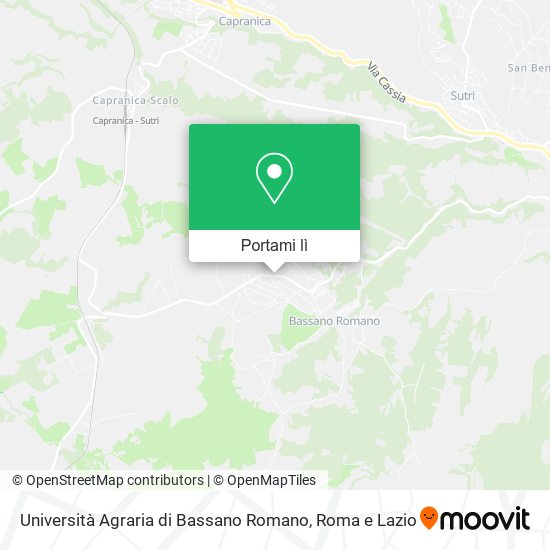 Mappa Università Agraria di Bassano Romano
