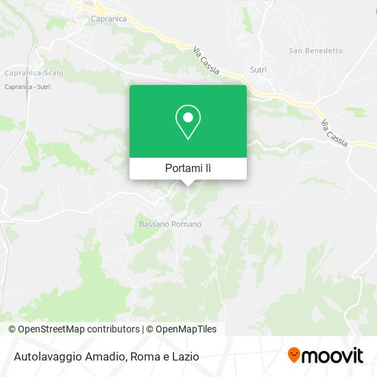 Mappa Autolavaggio Amadio