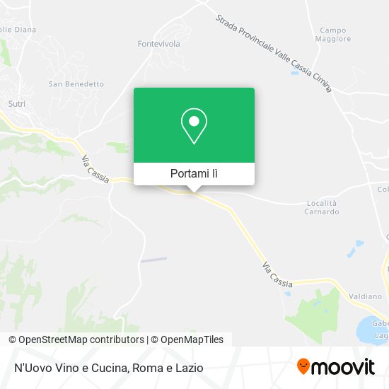Mappa N'Uovo Vino e Cucina
