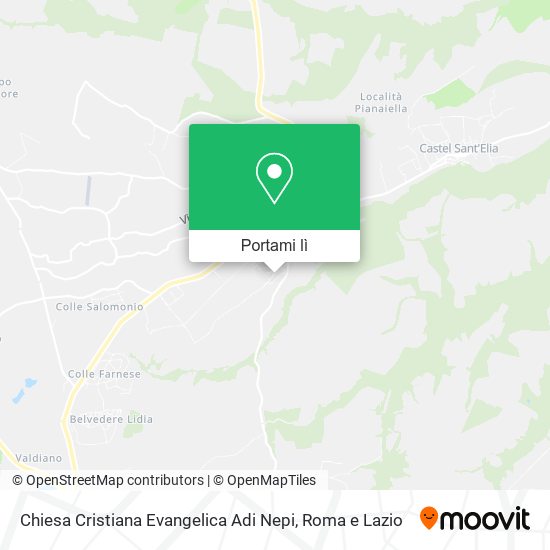 Mappa Chiesa Cristiana Evangelica Adi Nepi