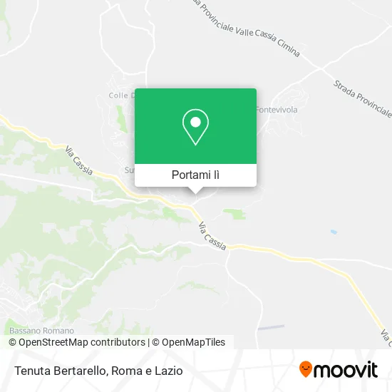 Mappa Tenuta Bertarello