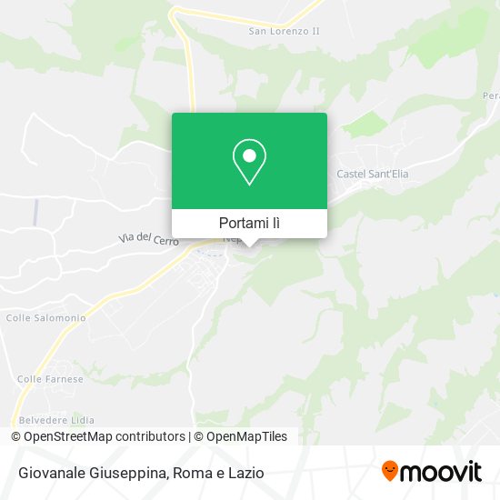 Mappa Giovanale Giuseppina