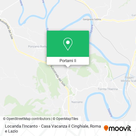 Mappa Locanda l'Incanto - Casa Vacanza il Cinghiale