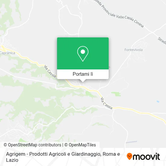 Mappa Agrigem - Prodotti Agricoli e Giardinaggio