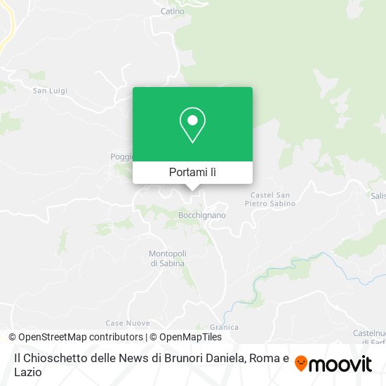 Mappa Il Chioschetto delle News di Brunori Daniela